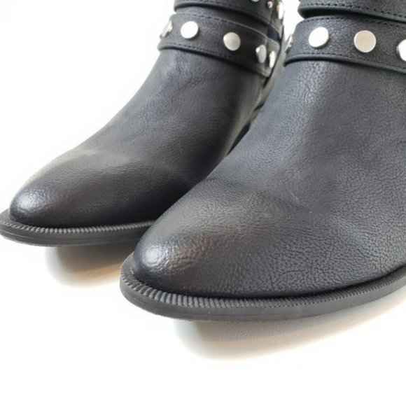 CIRCUS By Sam Edelman Henna Size 6 Black + Silver Studded Bootie - Picture 7 of 8